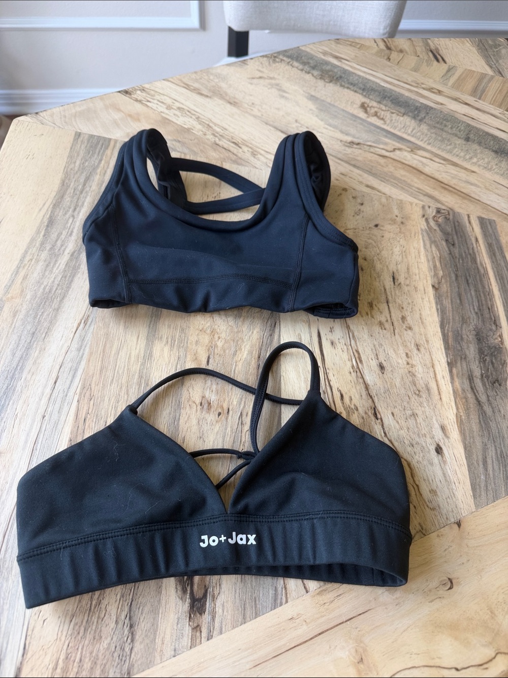 Jo+Jax Black Strappy Dance Bra